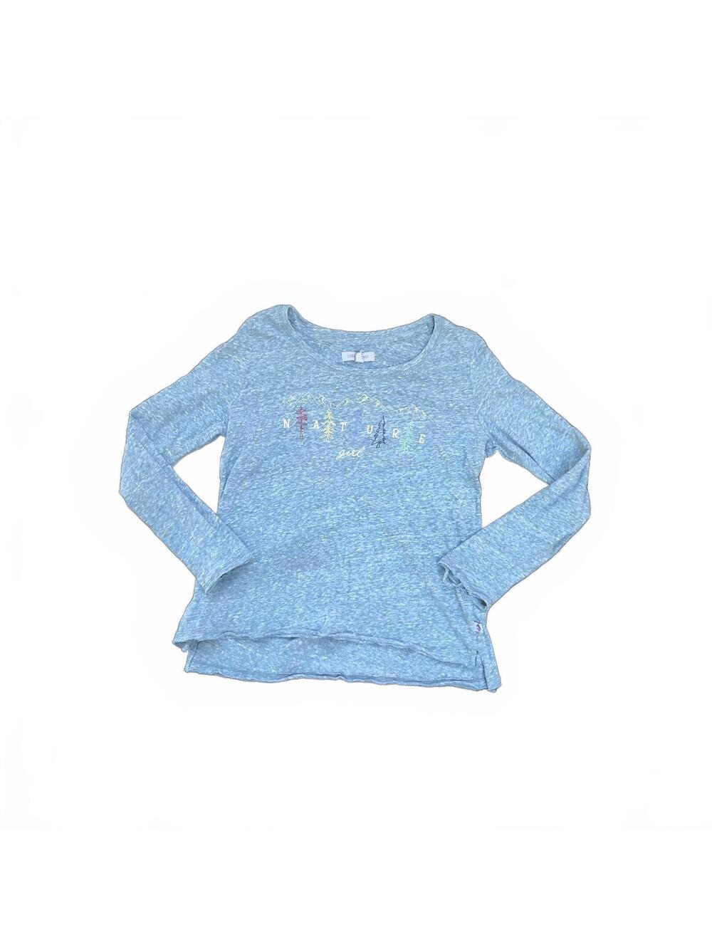 Ocean+Coast Nature Girl Long Sleeve Shirt Large